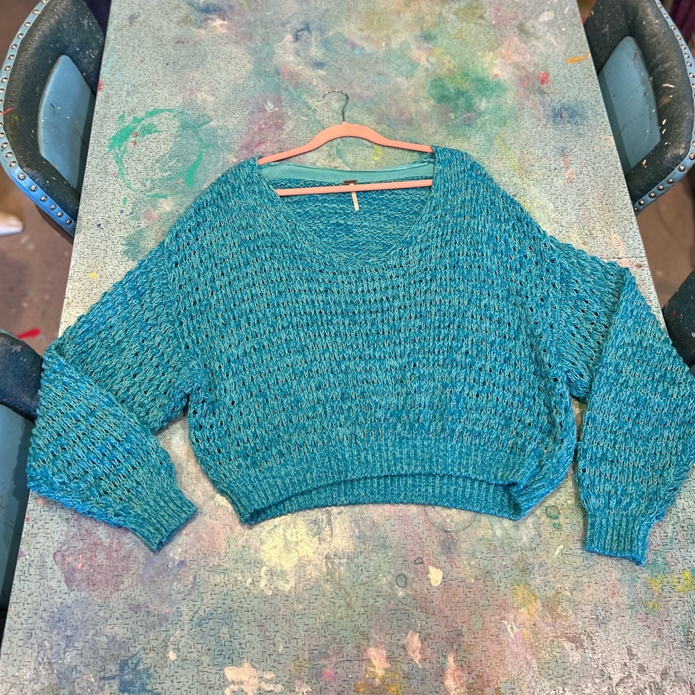 Turquoise FP Sweater